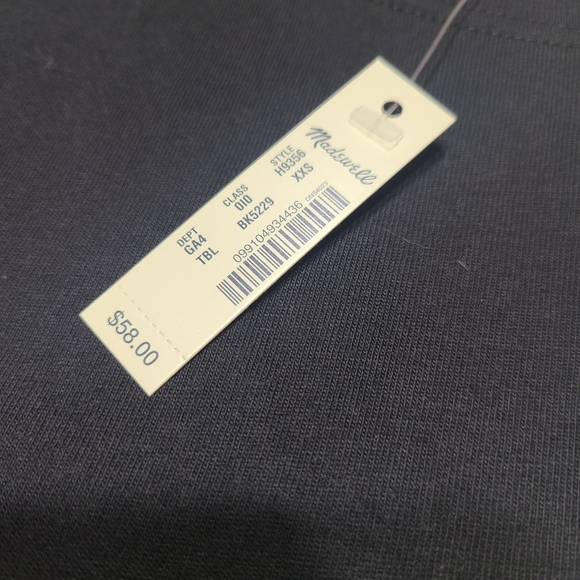 Madewell Pocket Tee Dress - Black - Picture 6 of 8